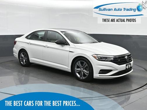Pure White 2019 Volkswagen Jetta 1.4T R-Line