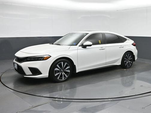 Platinum White Pearl 2024 Honda Civic EX-L