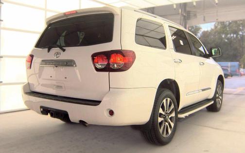 Super White 2019 Toyota Sequoia Limited