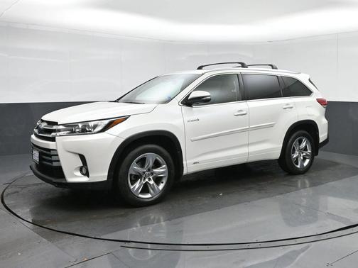 Blizzard Pearl 2017 Toyota Highlander Hybrid Limited
