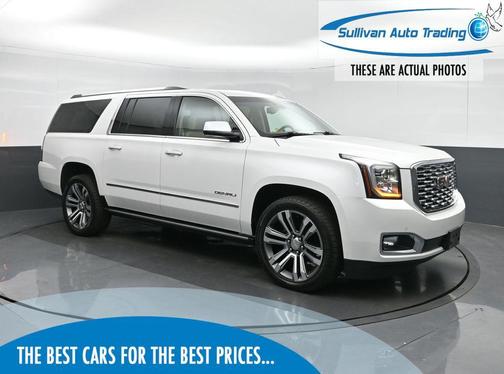 White Frost Tricoat 2019 GMC Yukon XL Denali