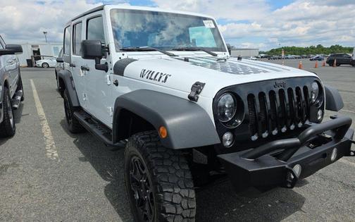 Bright White Clearcoat 2018 Jeep Wrangler JK Unlimited Willys Wheeler W