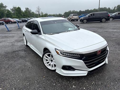 Platinum White Pearl 2021 Honda Accord Sport 2.0T