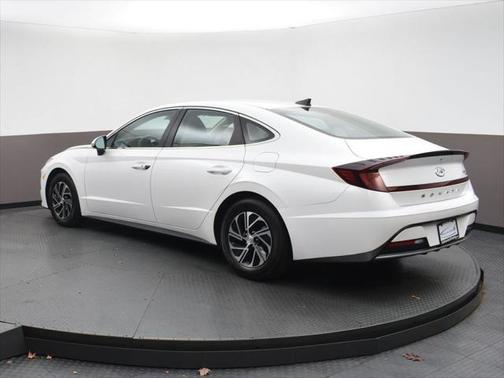 Hyper White 2021 Hyundai SONATA Blue