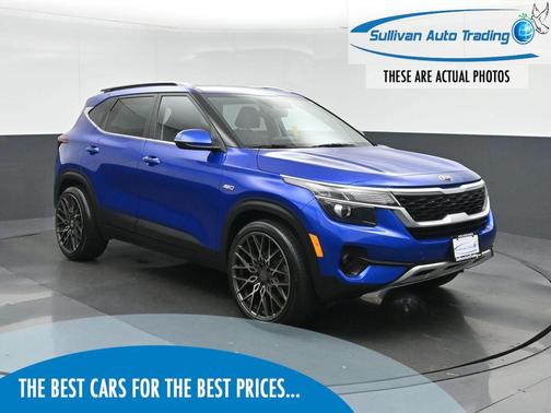Neptune Blue 2021 Kia Seltos S