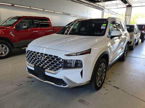 Quartz White 2021 Hyundai SANTA FE Limited