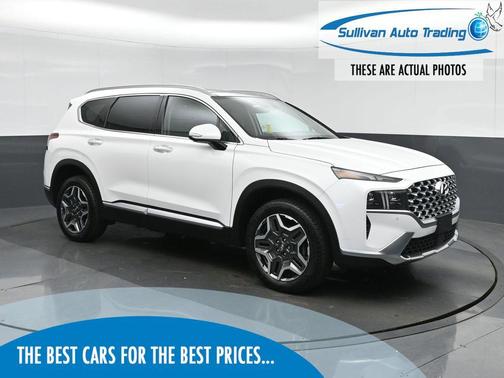 Quartz White 2021 Hyundai SANTA FE Limited