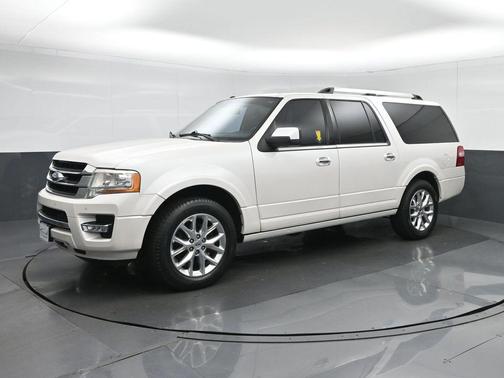 White Platinum Metallic Tri-Coat 2017 Ford Expedition EL Limited