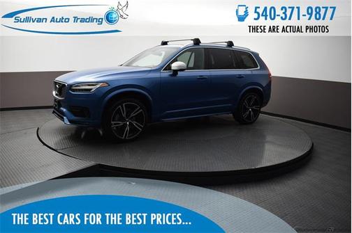 Bursting Blue Metallic 2017 Volvo XC90 T6 R-Design