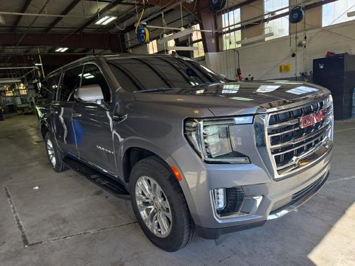Satin Steel Metallic 2021 GMC Yukon XL SLT