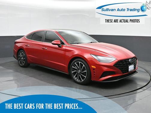 Calypso Red 2021 Hyundai SONATA Limited