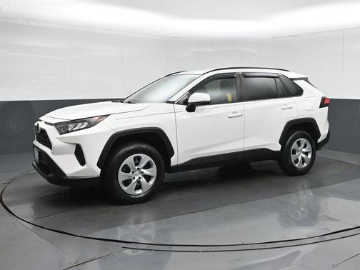 Super White 2019 Toyota RAV4 LE