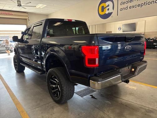 Blue 2020 Ford F-150 Lariat