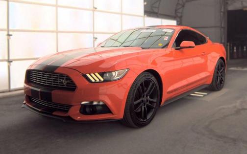 Competition Orange 2016 Ford Mustang EcoBoost Premium