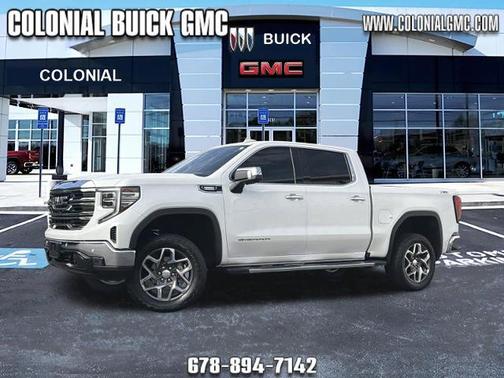 White Frost Tricoat 2024 GMC Sierra 1500 SLT