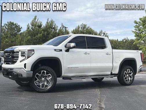 White Frost Tricoat 2024 GMC Sierra 1500 SLT