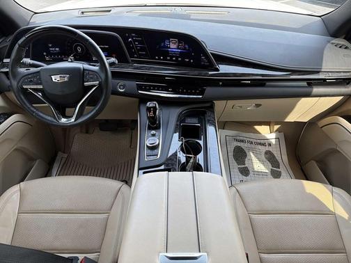 Crystal White Tricoat 2023 Cadillac Escalade ESV Premium Luxury