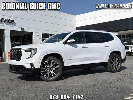 Glacier White Tricoat 2026 GMC Acadia Denali