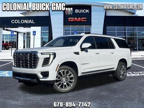 Glacier White Tricoat 2026 GMC Yukon XL Denali SUV