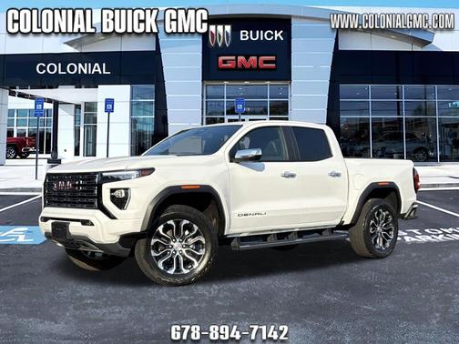Summit White 2023 GMC Canyon Denali