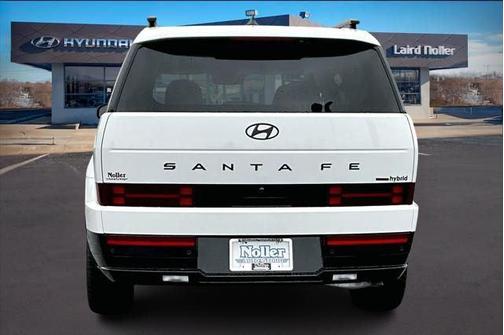 Serenity White 2026 Hyundai SANTA FE HEV Calligraphy