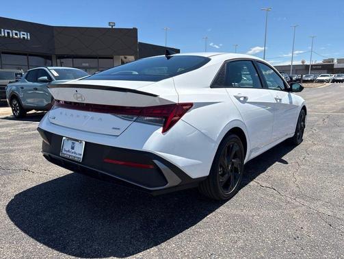 Serenity White Pearl 2026 Hyundai ELANTRA HEV SEL Sport