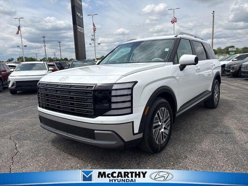 Creamy White Pearl 2026 Hyundai Palisade Hybrid SEL Premium 8P