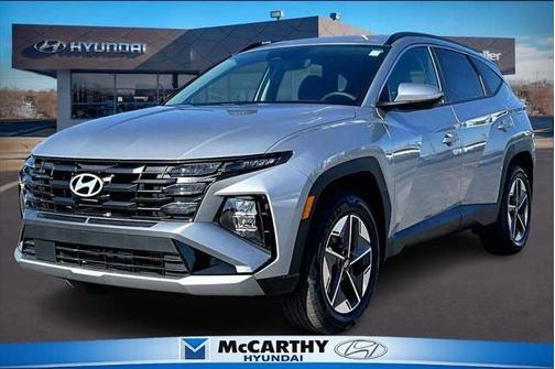 Shimmering Silver 2026 Hyundai TUCSON Hybrid SEL