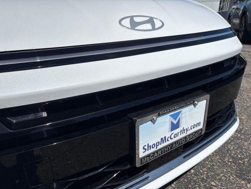 Serenity White 2025 Hyundai SONATA Hybrid SE