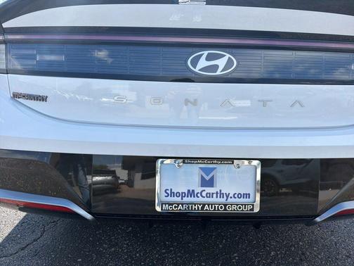 Serenity White 2026 Hyundai SONATA Hybrid SE