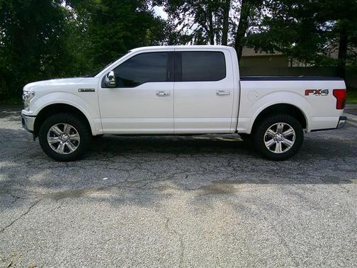 White Platinum Metallic Tri-Coat 2018 Ford F-150 Lariat