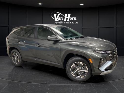 Amazon Gray 2026 Hyundai TUCSON Hybrid Blue SE