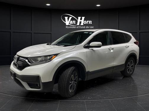 White 2021 Honda CR-V AWD EX-L
