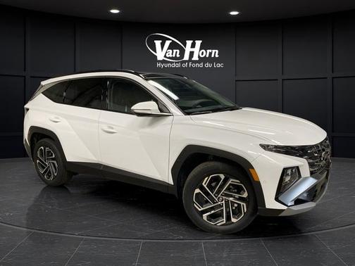 Creamy White Pearl 2026 Hyundai TUCSON Hybrid Limited