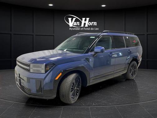 Atlantis Blue 2026 Hyundai SANTA FE HEV Calligraphy