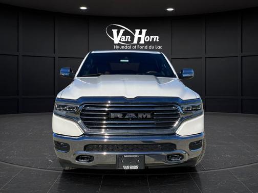Ivory White Tri-Coat Pearlcoat 2022 RAM 1500 Longhorn