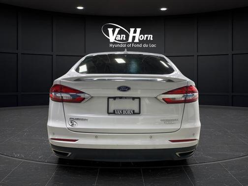 Oxford White 2019 Ford Fusion Titanium