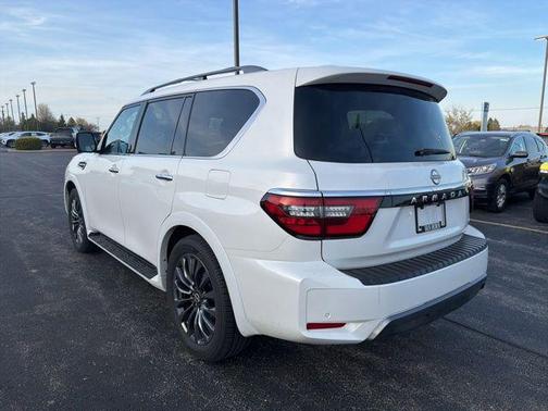 Aspen White Tricoat 2023 Nissan Armada Platinum 4WD