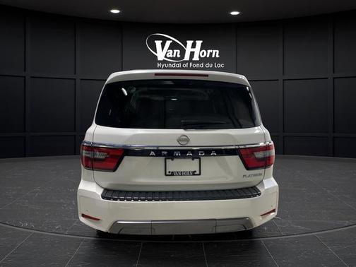 Aspen White Tricoat 2023 Nissan Armada Platinum 4WD