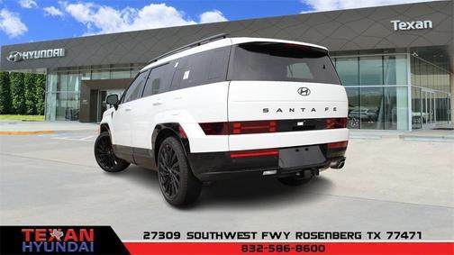 Serenity White 2025 Hyundai SANTA FE Calligraphy
