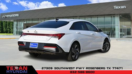 Serenity White 2025 Hyundai ELANTRA HEV Limited