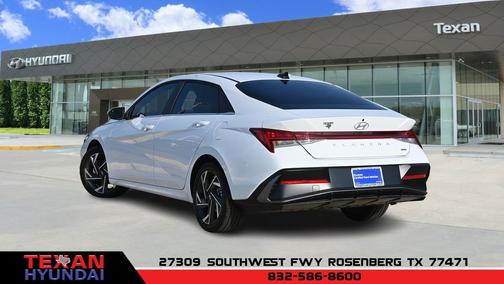 Serenity White 2025 Hyundai ELANTRA HEV Limited