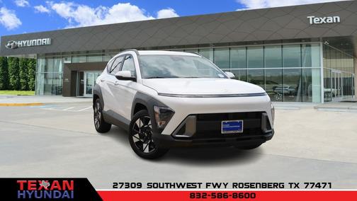 White 2024 Hyundai KONA SEL