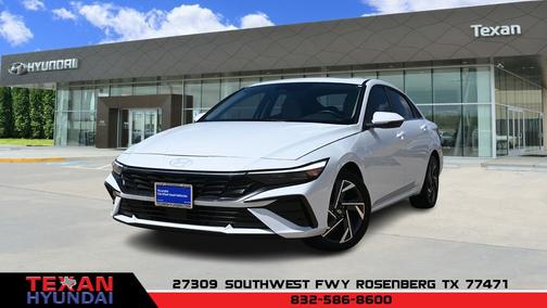 Serenity White 2025 Hyundai ELANTRA HEV Limited