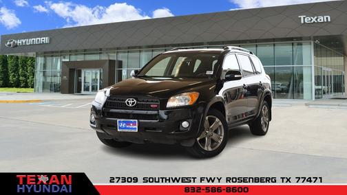 Black 2009 Toyota RAV4 Sport