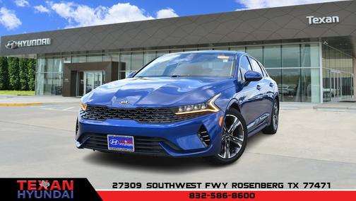 Sapphire Blue 2021 Kia K5 EX