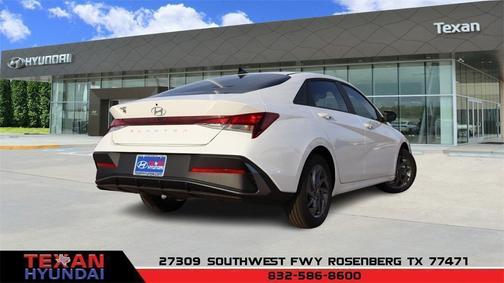 White 2025 Hyundai ELANTRA HEV Blue