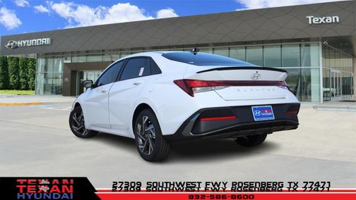 Serenity White 2025 Hyundai ELANTRA Sport