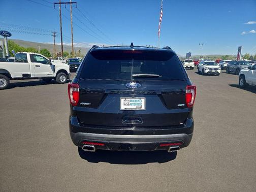Shadow Black 2017 Ford Explorer sport