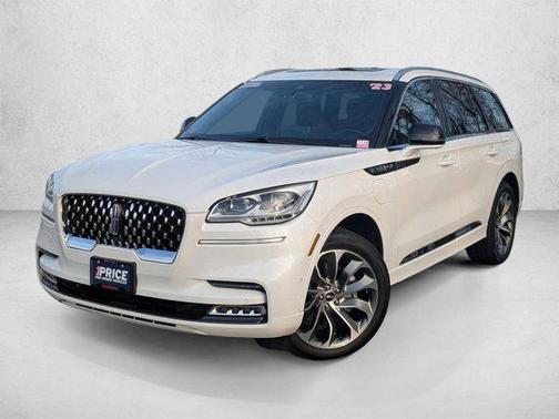 Pristine White Metallic Tri-Coat 2023 Lincoln Aviator Grand Touring AWD